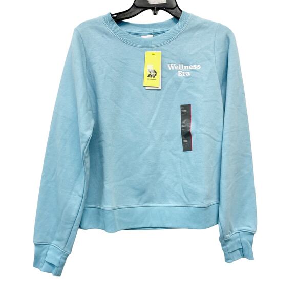 All In Motion Women's "Wellness Era" Crewneck Graphic Sweatshirt Blue Size XXL - Picture 2 of 6